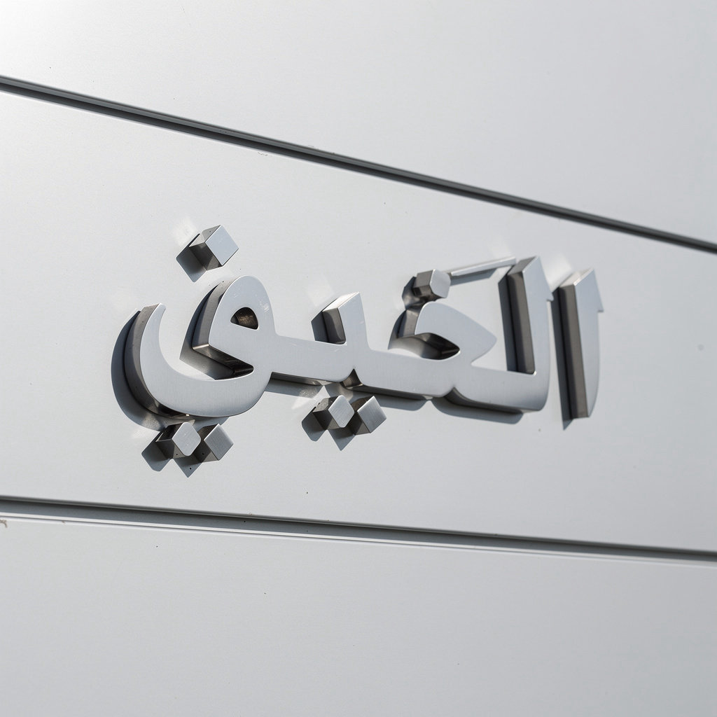 حروف بارزة ستانلس ستيل